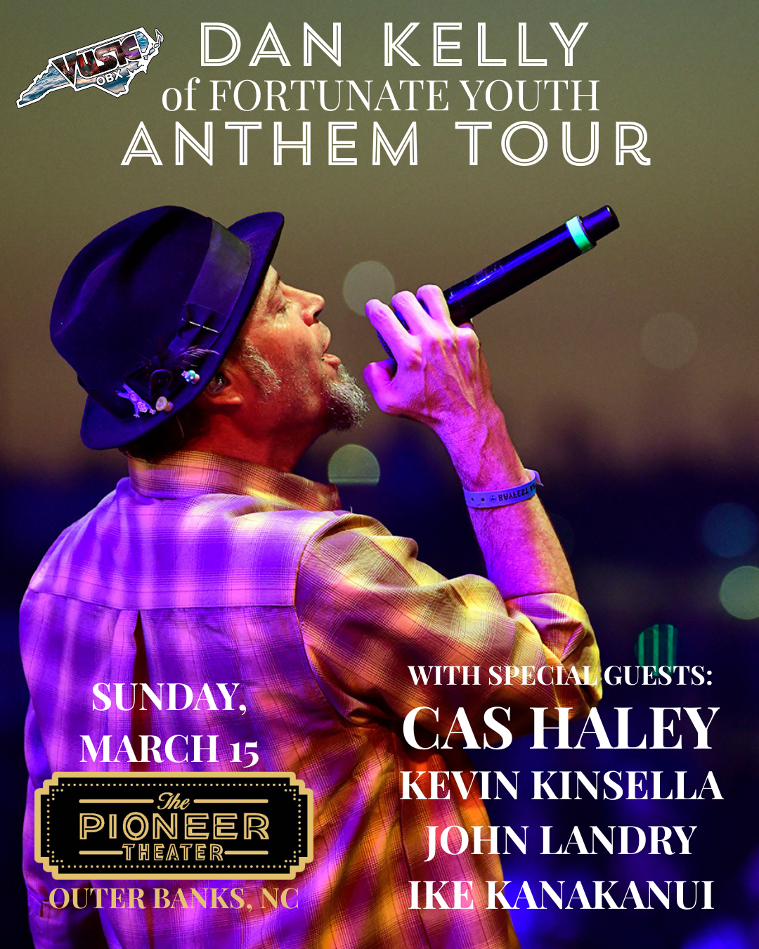 Dan Kelly (of Fortunate Youth) “Anthem Tour” w/ special guests Cas Haley, Kevin Kinsella, John Landry, and Ike Kanakanui