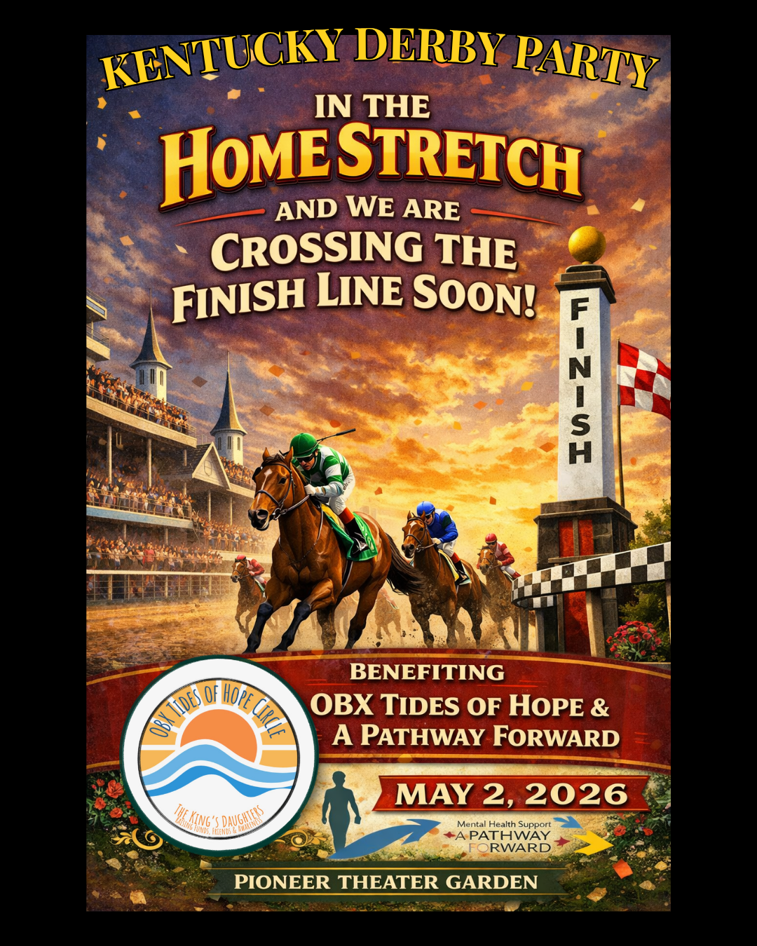 KENTUCKY DERBY PARTY – SAVE THE DATE!!