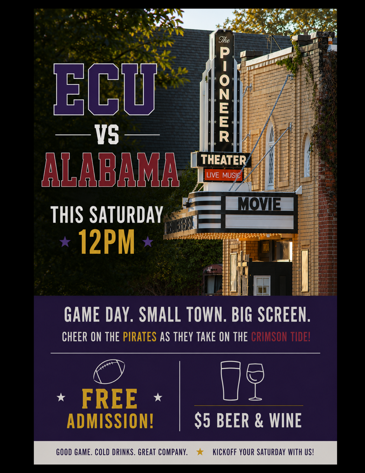 ECU VS ALABAMA